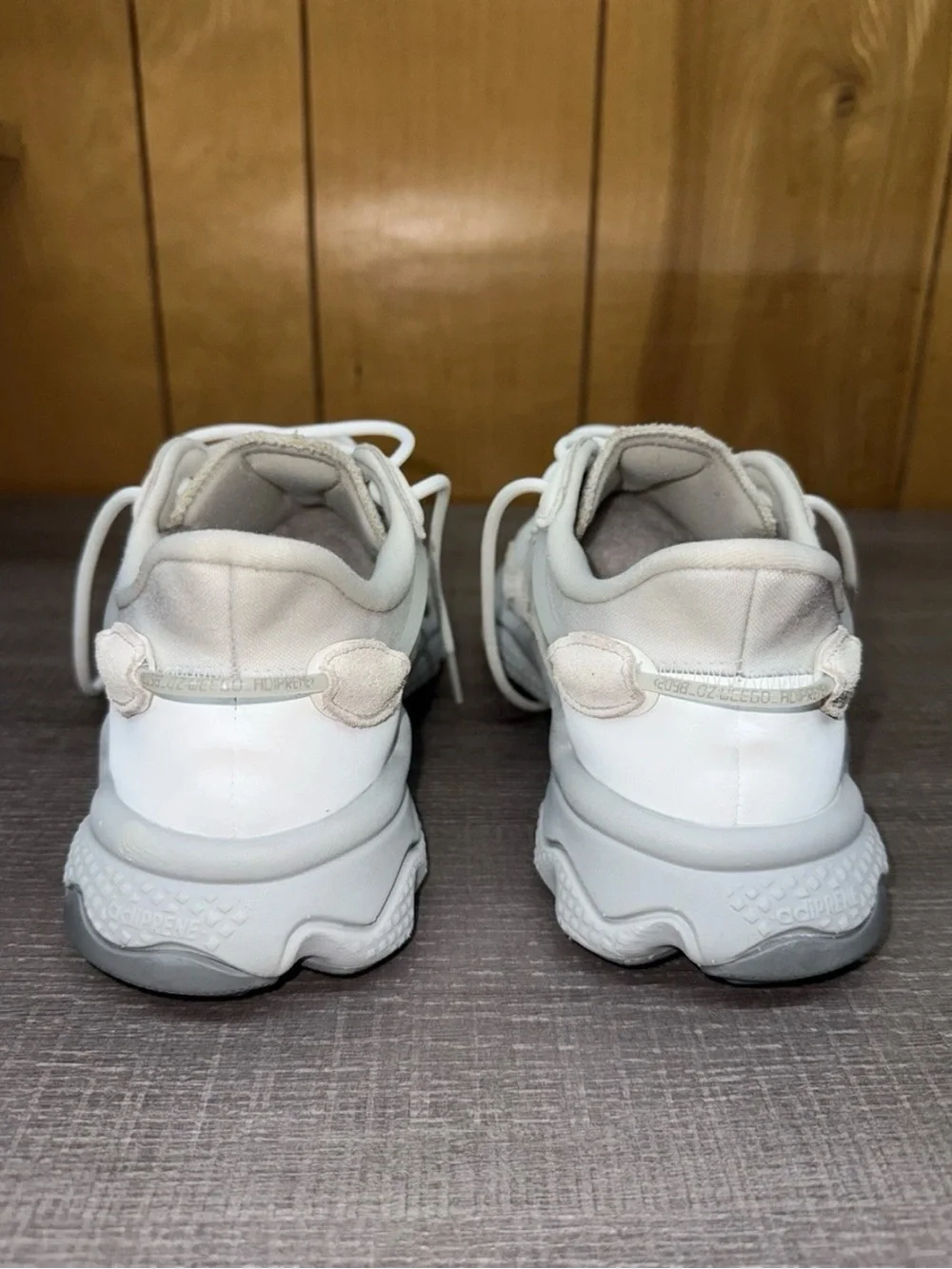 adidas Cream/White Running Sneakers